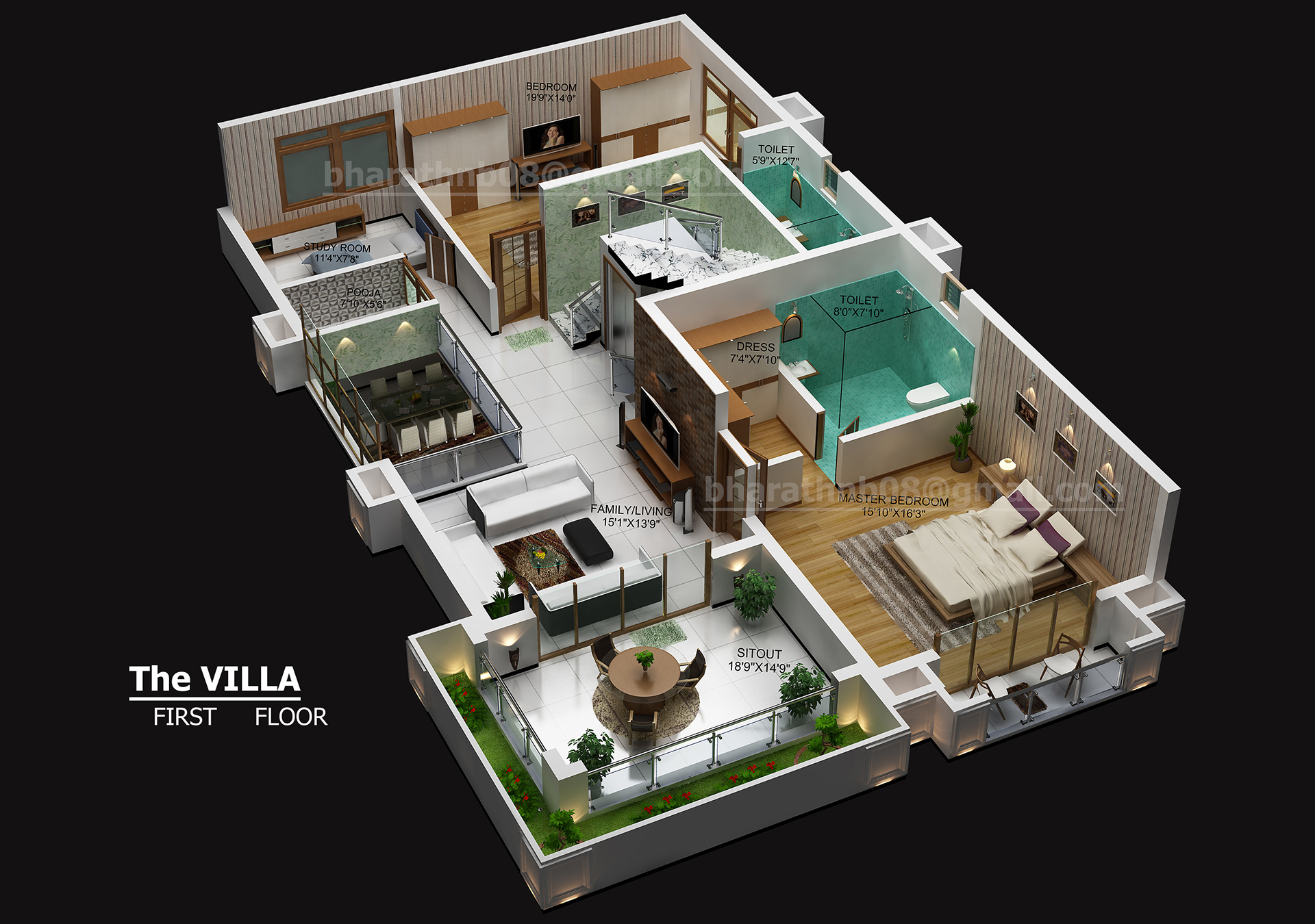 Second Floor — Isometric
